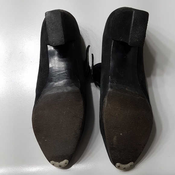Vintage Suede Robert Clergerie Mary Janes. - Picture 5 of 8